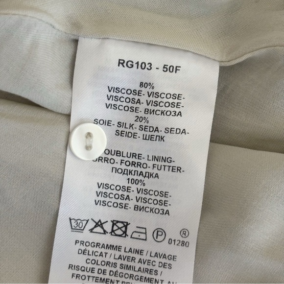 Caroll s'engage Parisian Chic Floral Sleeveless Gauzy Midi Dress Sz 38 Small - Picture 9 of 10